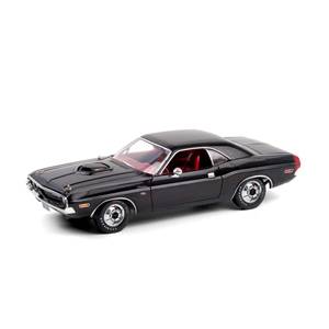 1970 Dodge Challenger R/T 440 6-Pack- Black with Red Interior and Deluxe Wheel Covers
