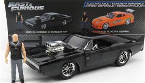 DODGE - DOM'S DODGE CHARGER R/T WITH TORETTO FIGURE 1970 - FAST & FURIOUS 7