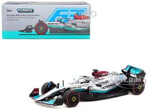 Tarmac Works 1/64 X iXO Models Mercedes-AMG F1 W13 E Performance Sao Paulo Grand Prix 2022 #63 Winner - George Russell