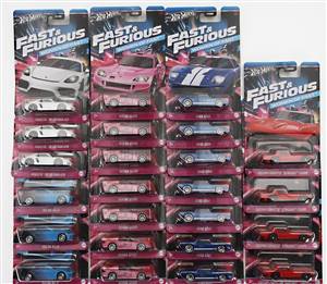  HOT WHEELS - MAZDA - SET ASSORTMENT 24 PIECES - FAST & FURIOUS