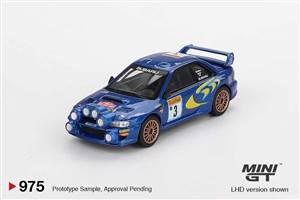 Subaru Impreza WRC98 1998 Rally Monte-Carlo 3rd Place #3 
