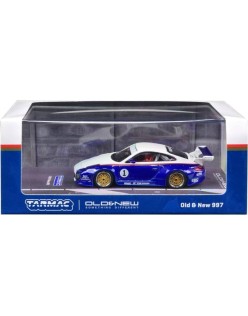 Tarmac Works 1/64 Old & New 997 Blue / White