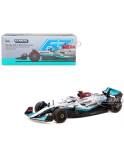 Tarmac Works 1/64 X iXO Models Mercedes-AMG F1 W13 E Performance Sao Paulo Grand Prix 2022 #63 Winner - George Russell