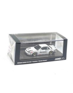 Inno 1/64 NISSAN SILVIA S13 (V2) PANDEM / ROCKET BUNNY White