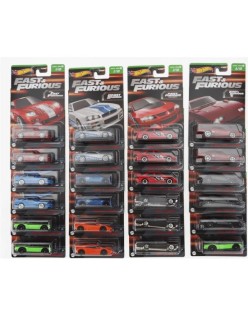 HOT WHEELS - CHEVROLET - SET ASSORTMENT 24 PIECES - FAST & FURIOUS