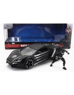 JADA - LYKAN - HYPERSPORT WITH BLACK PANTHER FIGURE