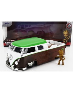 VOLKSWAGEN - T1 DOUBLE CABINE PICK-UP 1963 WITH GROOT FIGURE - GUARDIANS OF THE GALAXY