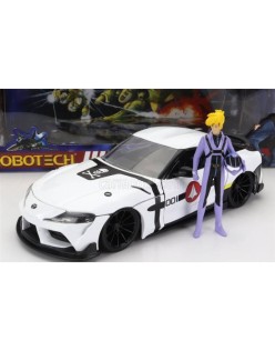 JADA - TOYOTA - SUPRA WITH ROY FOCKER FIGURE ROBOTECH 2020