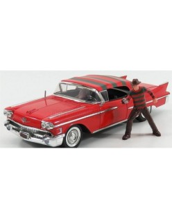 JADA - CADILLAC - SERIES 62 WITH FREDDY KRUEGER FIGURE 1958 - NIGHTMARE MOVIE