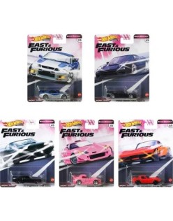 Hot Wheels Premium Fast & Furious Collection Complete Set