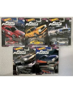 HOT WHEELS PREMIUM FAST & FURIOUS FAST REWIND COMPLETE SET