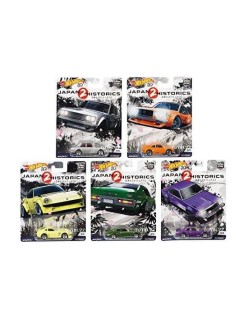 Hot Wheels 1:64 Car Culture Japan Historics 2 - Set Of 5