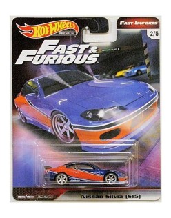 Hot Wheels The Fast & The Furious Nissan Silvia Real Riders