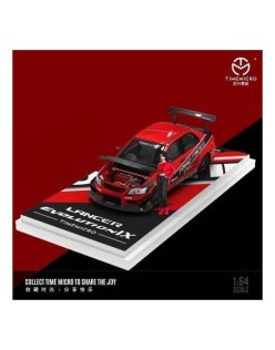 1/64 Mitsubishi Lancer EVO 9th Gen. TOYO TIRES RED with Figure - TIME MICRO