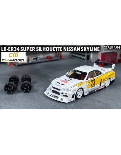 CM MODEL 1:64 Nissan LBWK ER34 Super Silhouette