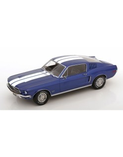  Ford Mustang GT Fastback 1968 bluemetallic white