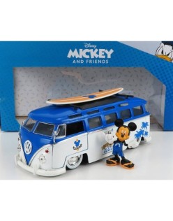 VOLKSWAGEN - T1 SAMBA MINIBUS 1962 - WITH TOPOLINO MICKEY MOUSE FIGURE - WALT DISNEY