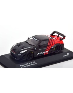 Nissan GTR R35 Liberty Walk Body Kit 2022 black red