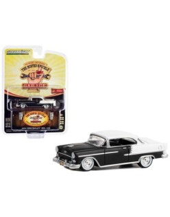 1955 Chevrolet Bel Air Lowrider Matt Black and White