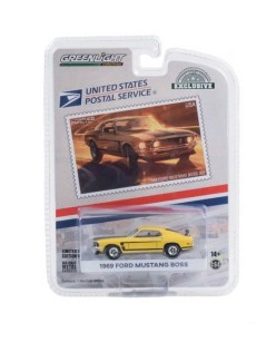 1969 Ford Mustang Boss 302 - United States Postal Service (USPS): 2022Pony Car Stamp Collection by Artist Tom Fritz